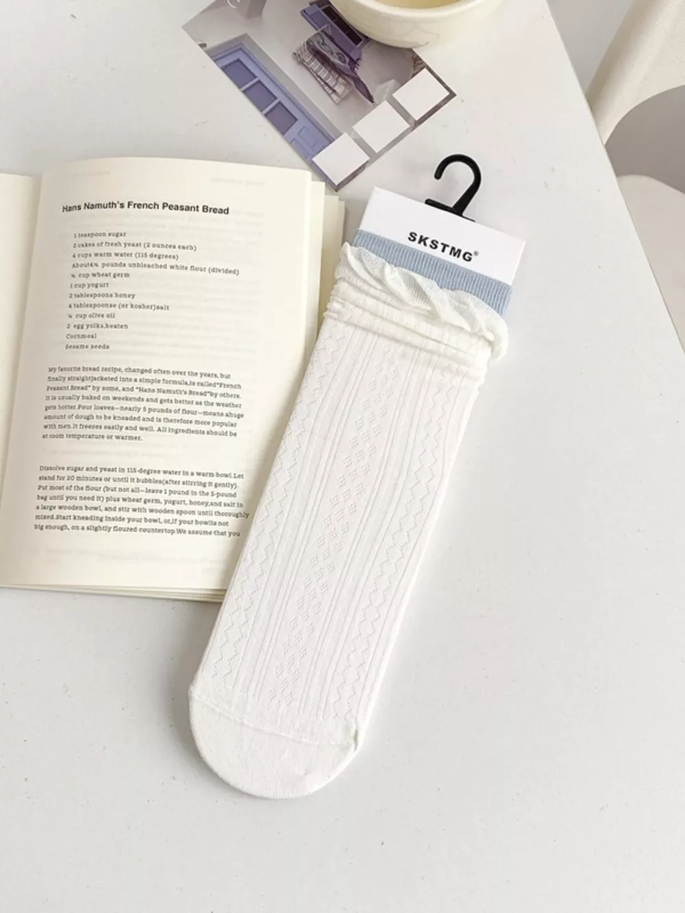 2 Pair Casual Breathable Crew Socks, image 9