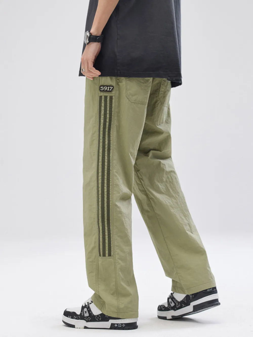 Men's Full Size Casual Loose Fit Drawstring Pants Plus Size, image 7