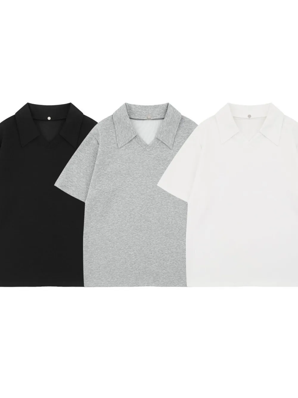 Men's Detachable Collar Short Sleeve Top, image 10