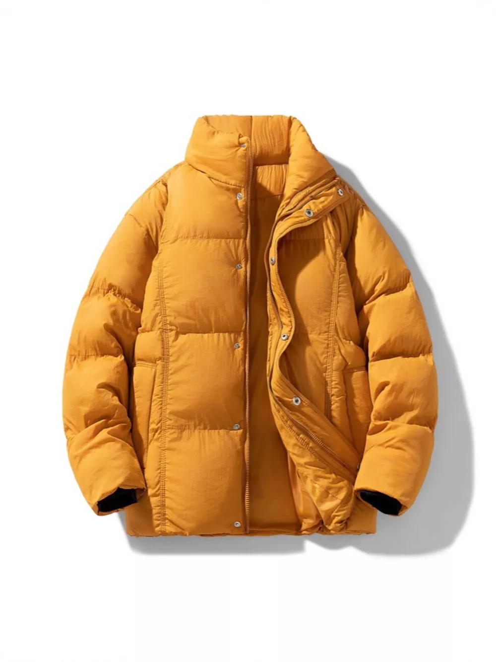 Men's Plus Size Warm Padded Puffer Jacket, image 6