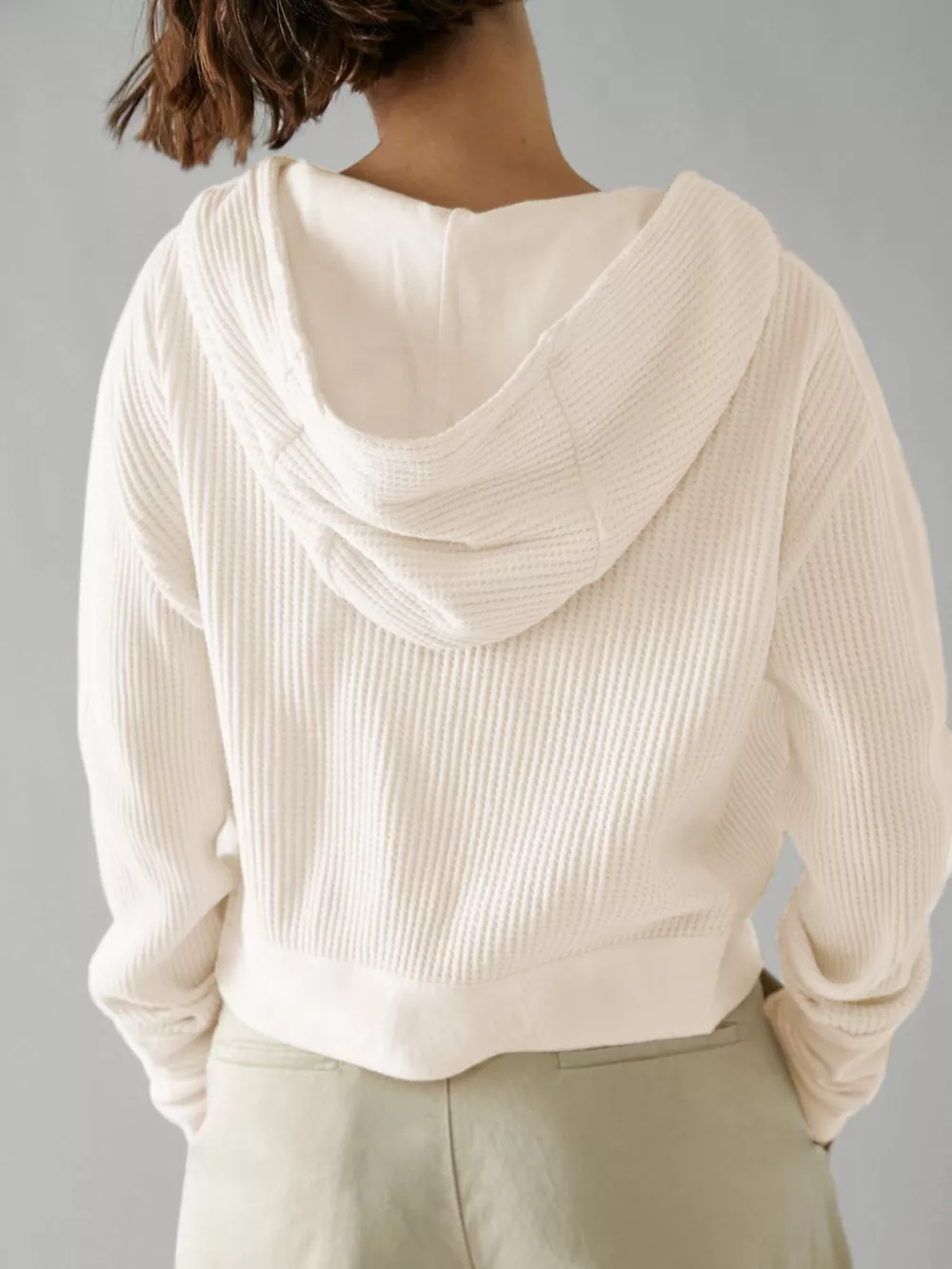 Waffle Knit Zip-Up Jacket, image 10