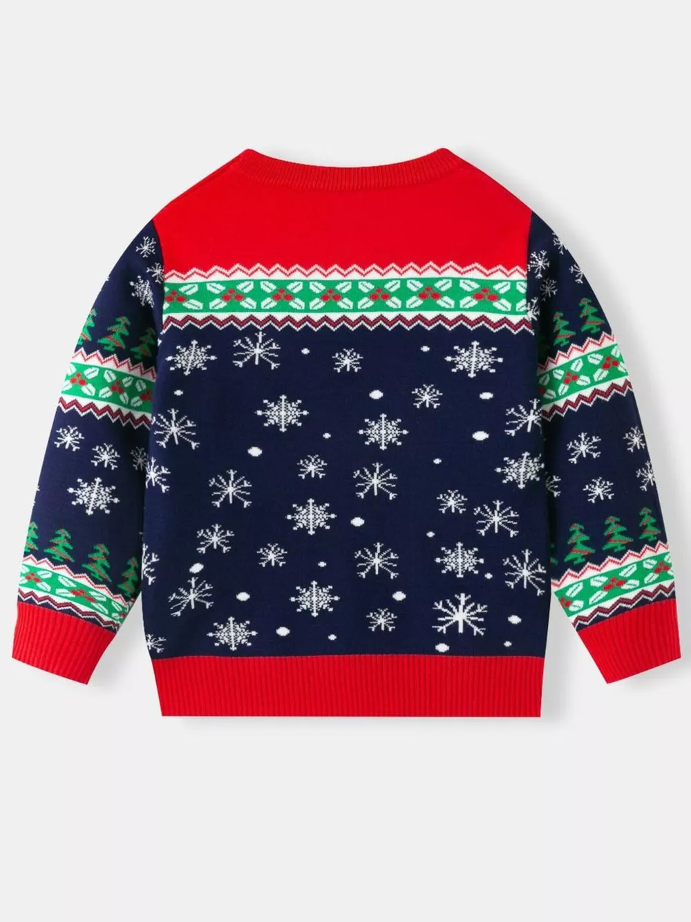 Children's Christmas Tree Round Neck Sweater, image 29