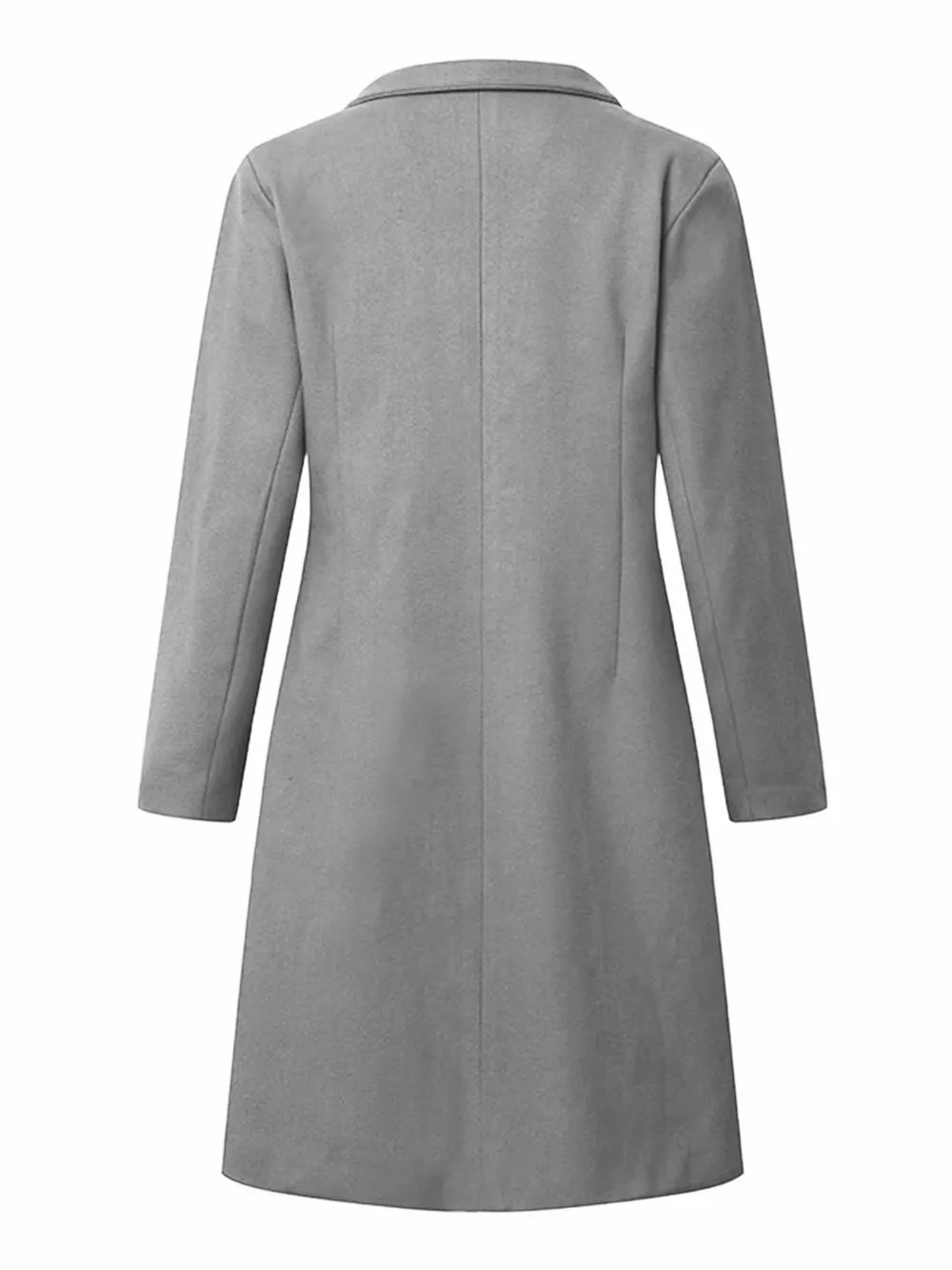 Full Size Single-Breasted Long Sleeve Overcoat Plus Size, image 15