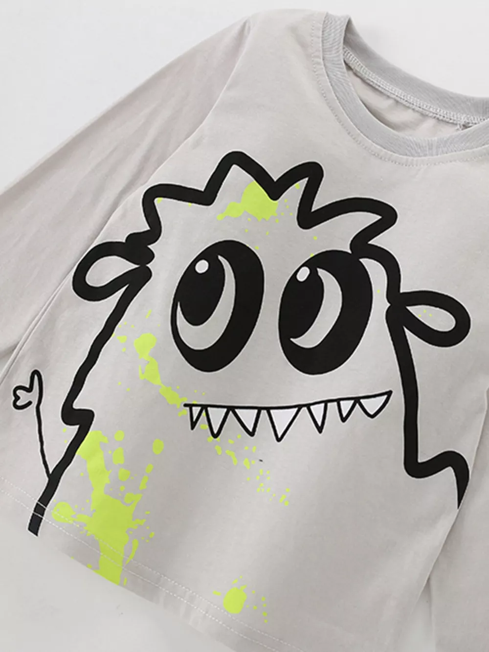 Children's Cute Graphic Long Sleeve T-Shirt, image 4