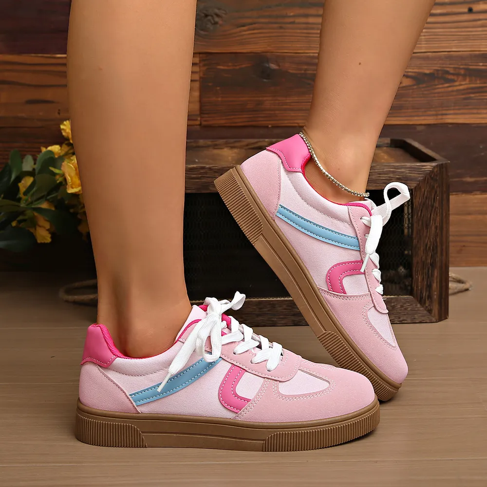 Lace Up Platform Sneakers, image 7