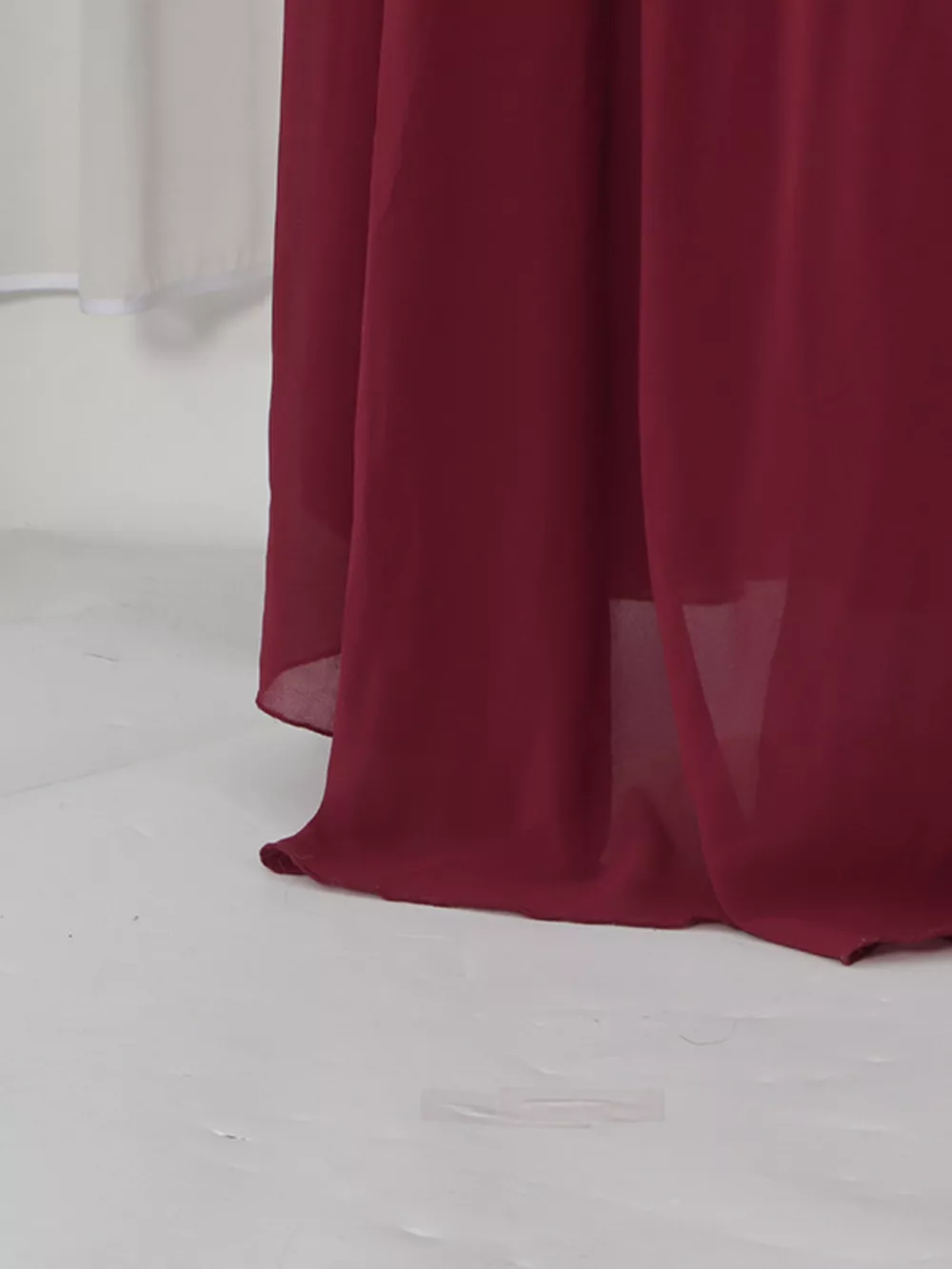 Ruched Halter Neck Cape Maxi Dress, image 13