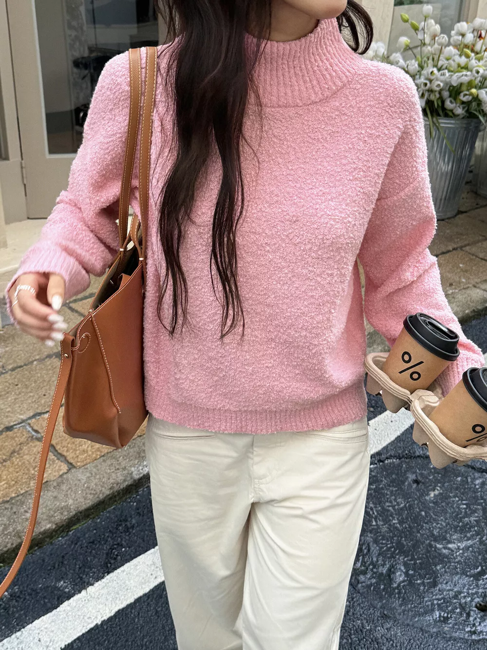 Turtleneck Long Sleeve Sweater, image 11