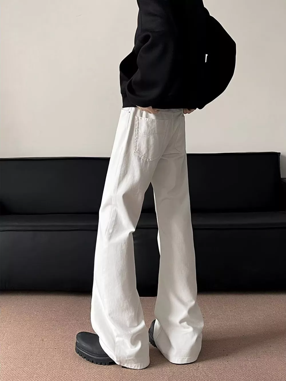 Men's Full Size Wide Leg Jeans Plus Size, image 3