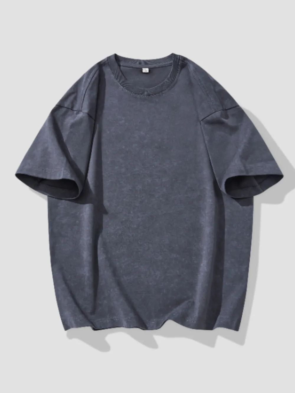 Men's Plus Size Round Neck Short Sleeve T-Shirt, image 7
