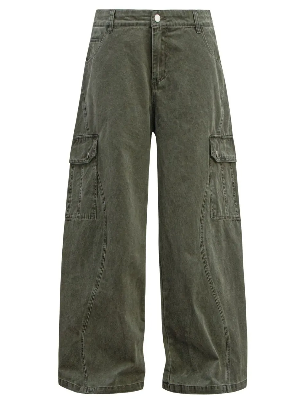 Men's Wide Leg Cargo Pants