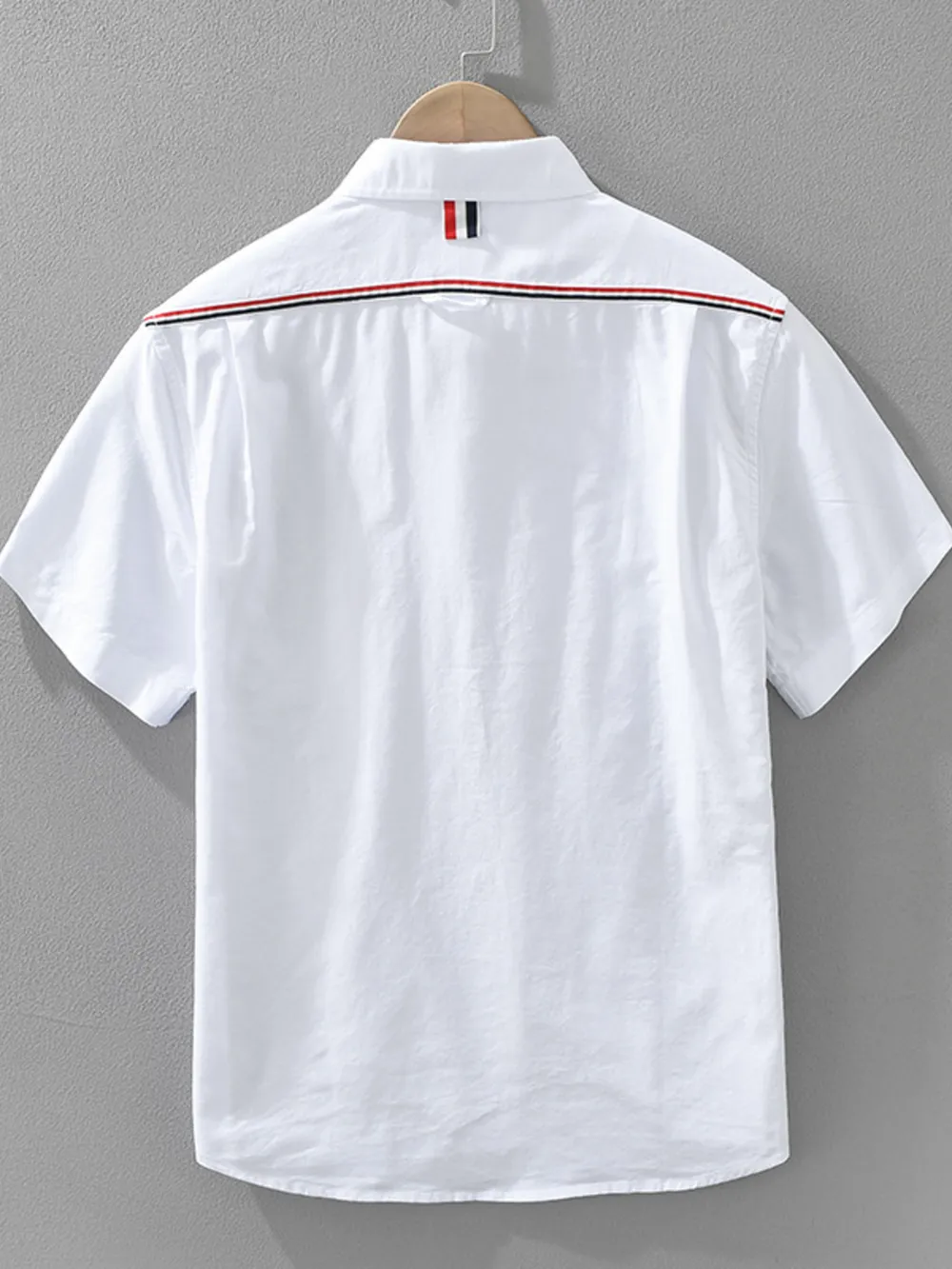 Men's Plus Size Button Up Short Sleeve Shirt, image 4