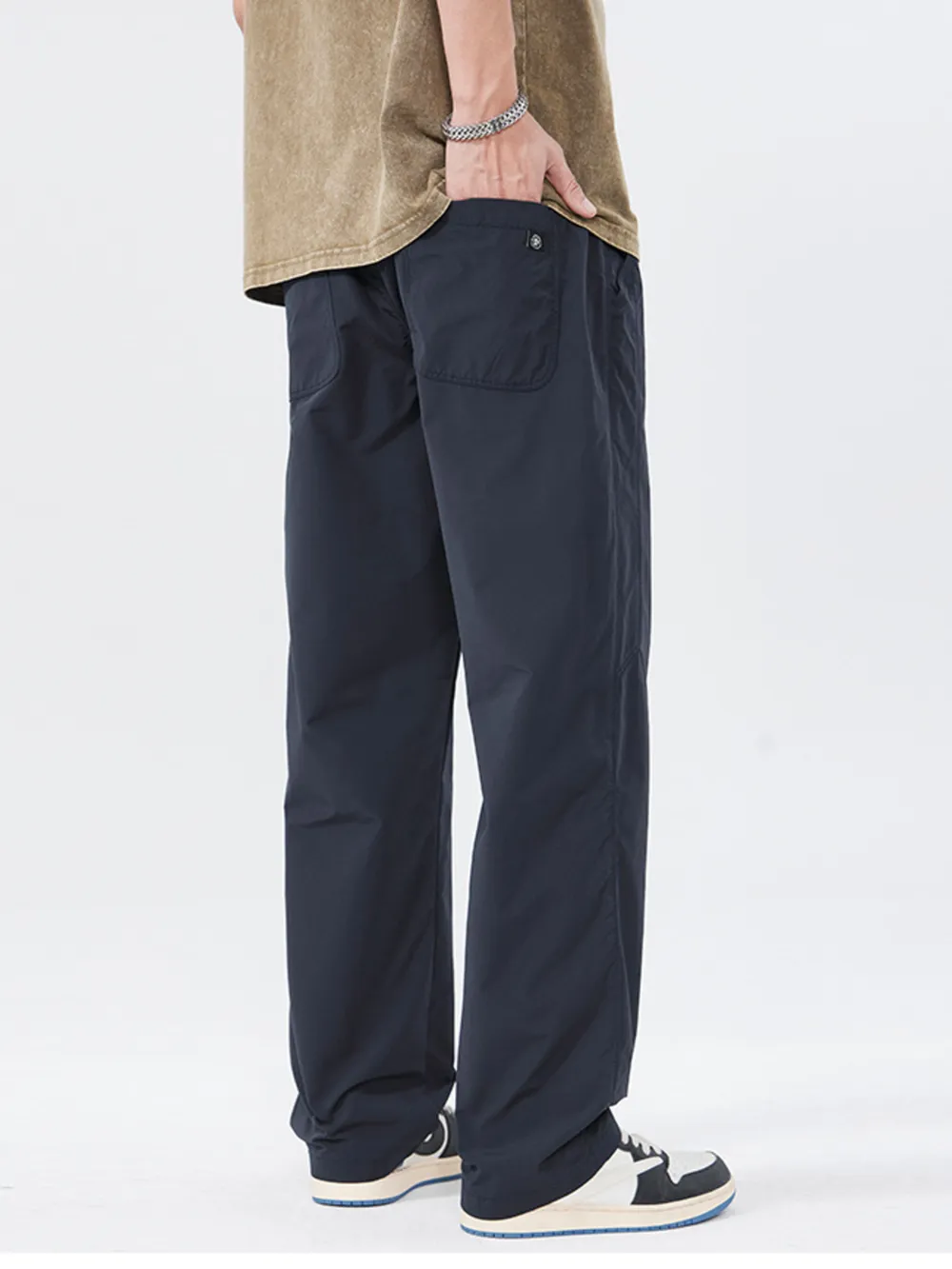 Men's Full Size Wide Leg Pants Plus Size, image 4