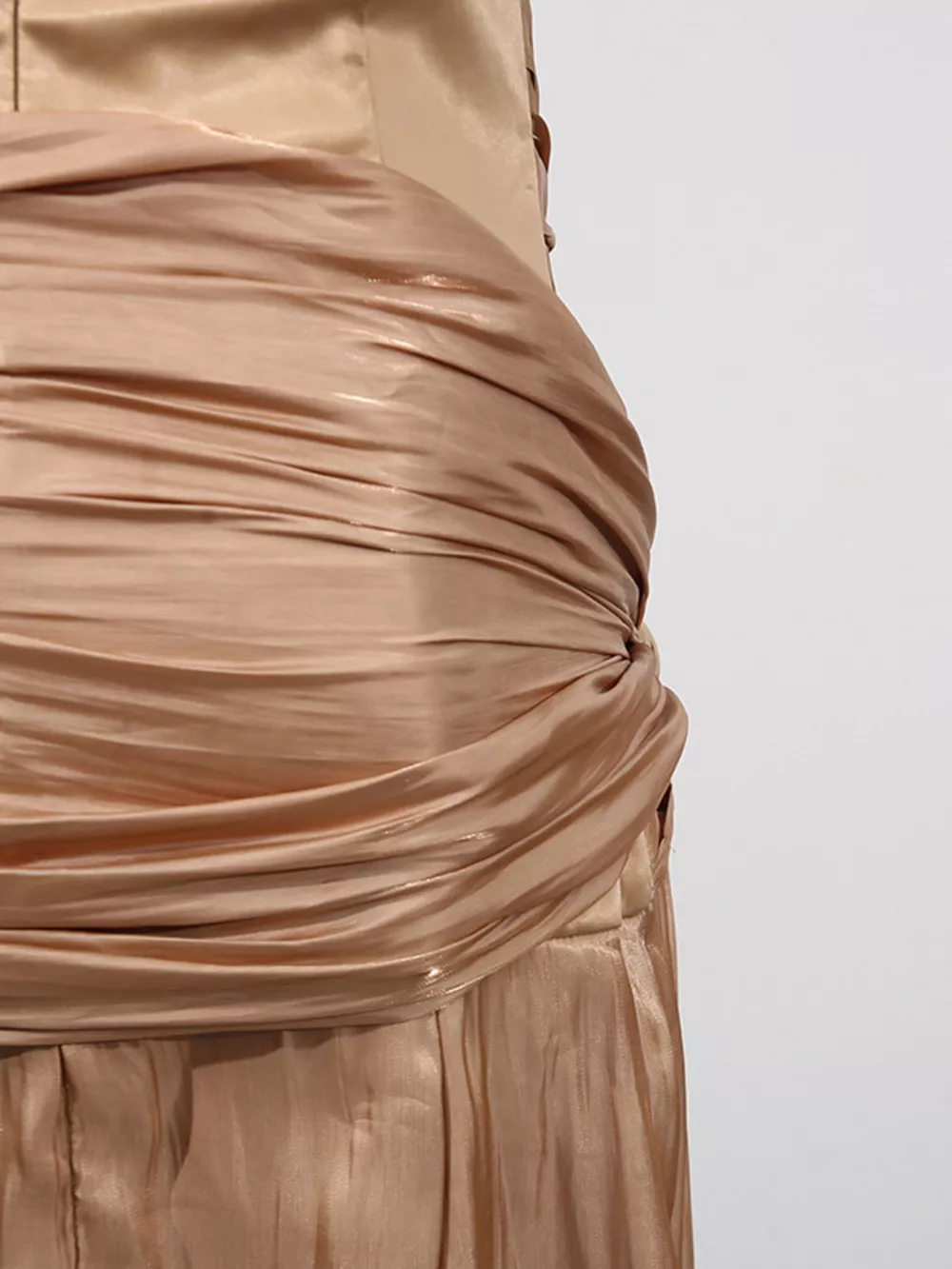 Halter Neck Ruched Maxi Dress, image 11