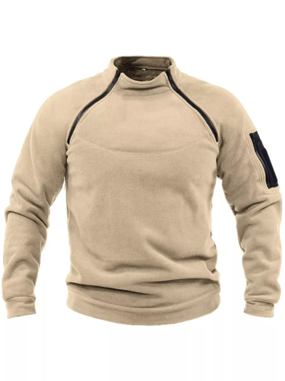 Men's Full Size Long Sleeve Fleece Sweatshirt Plus Size, image 5