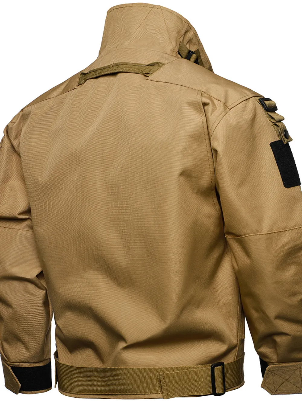 Men's Full Size Multi Buckle Water-Resistant Jacket Plus Size, image 3