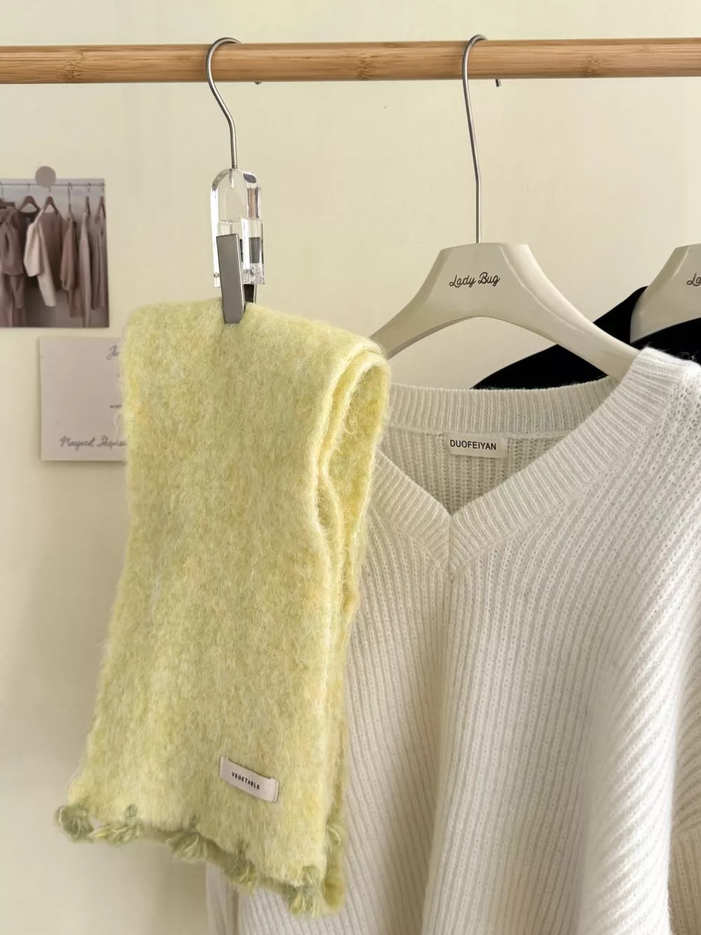 Tassel Knitted Scarf, image 7