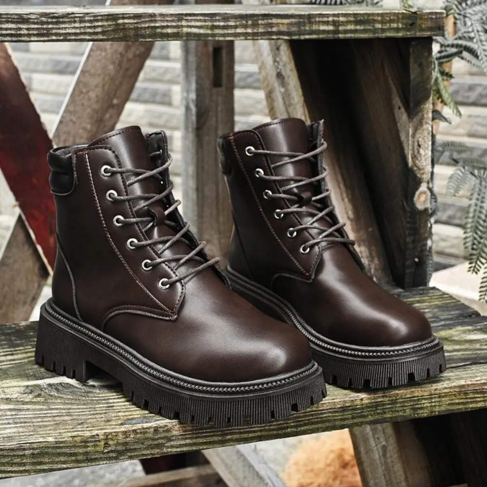 Lace Up Platform Boots, image 2