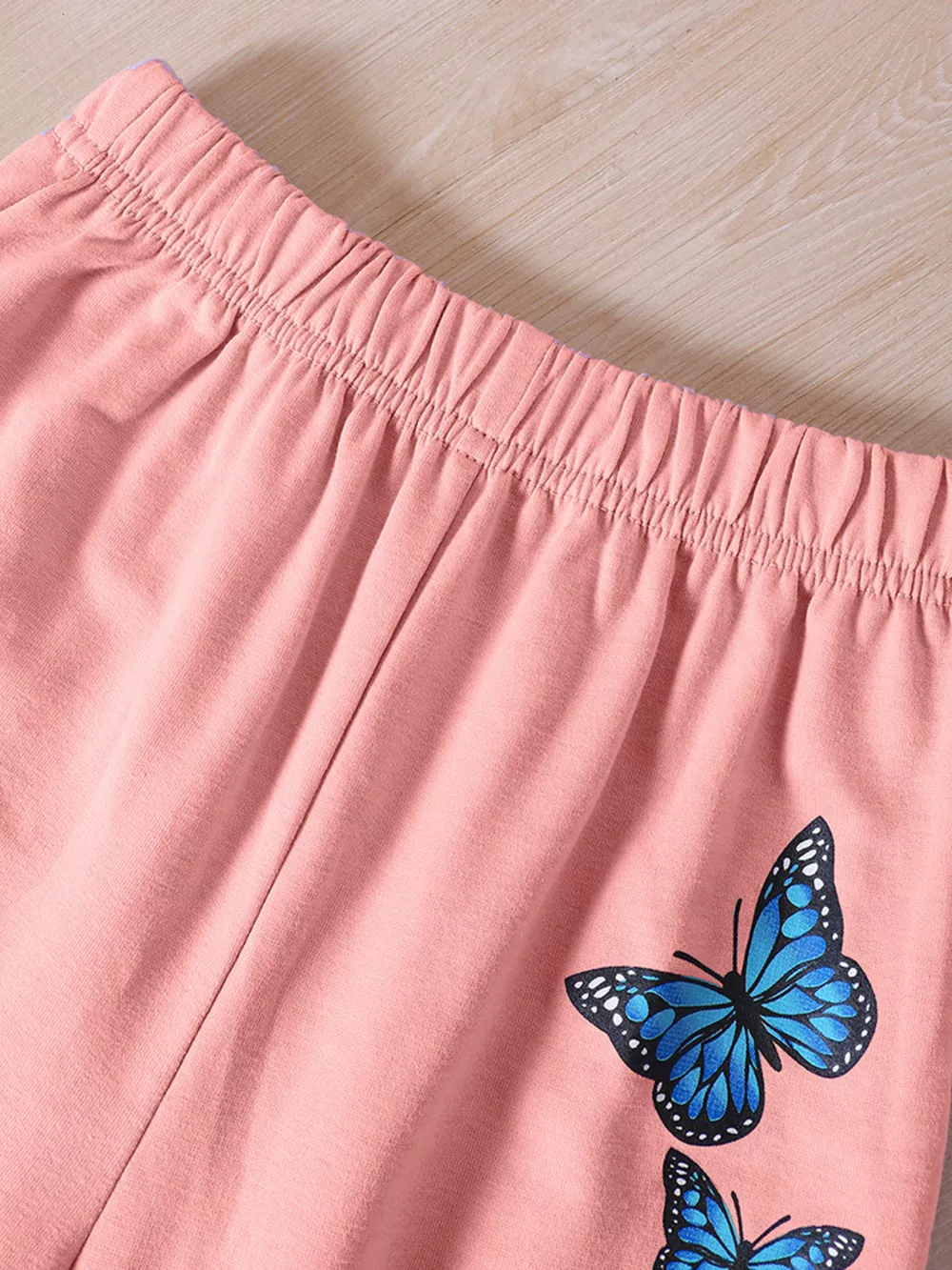 Childrens's Butterfly Print Hoodie & Pants Set, image 11