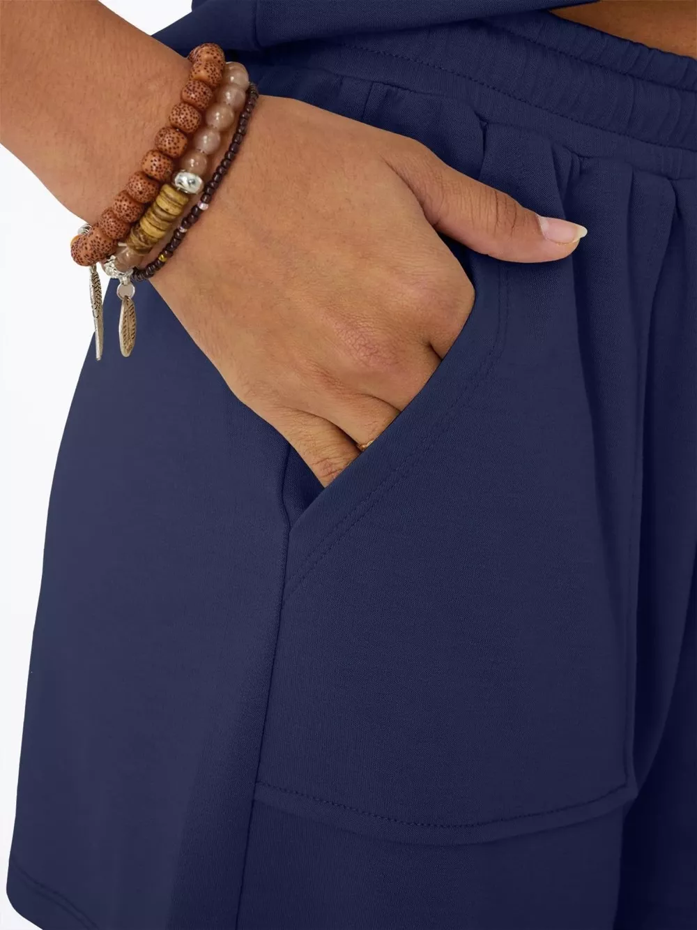 Casual V-Neck T-Shirt and Shorts Set, image 19