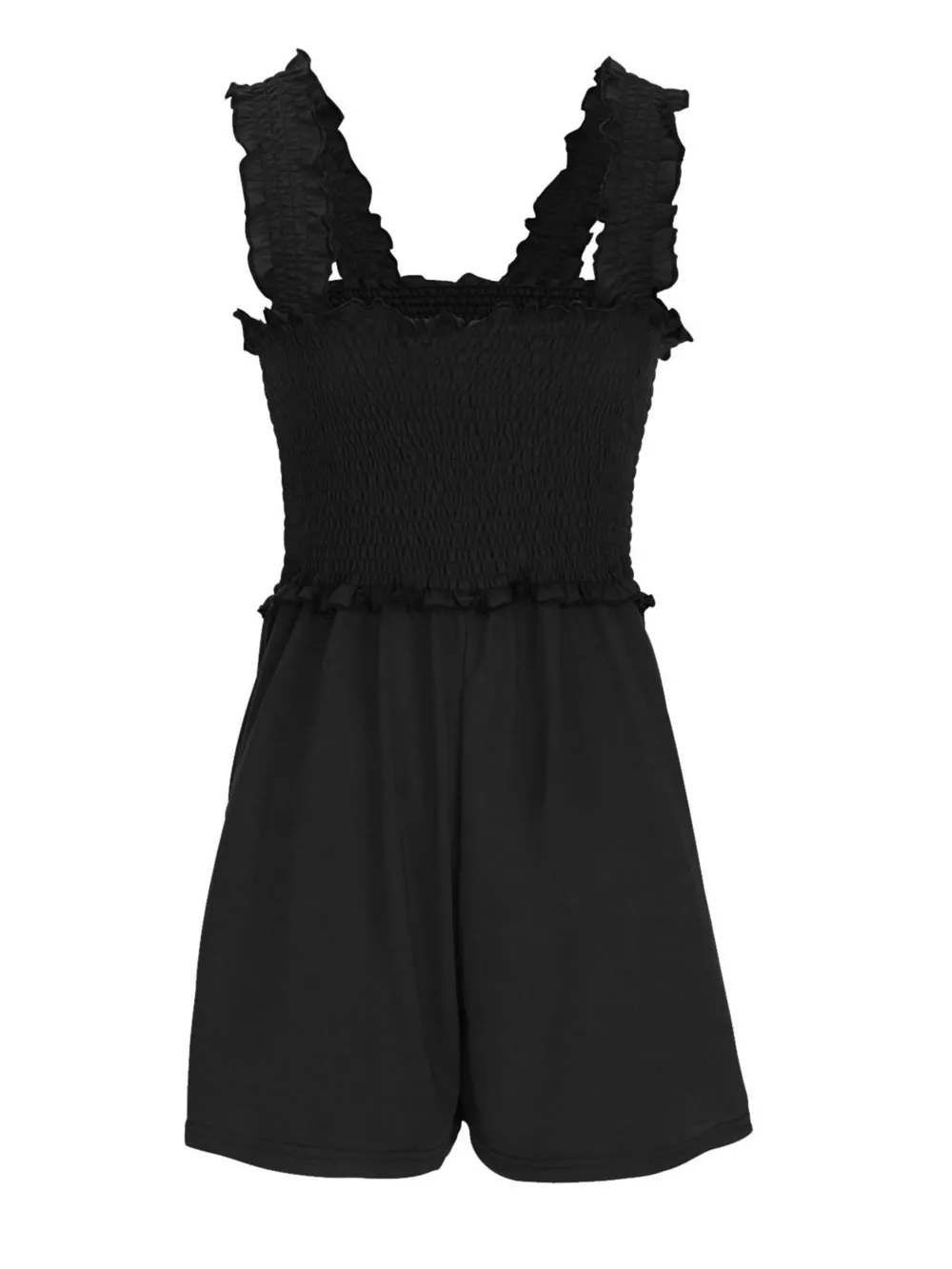 Smocked Square Neck Summer Romper, image 22