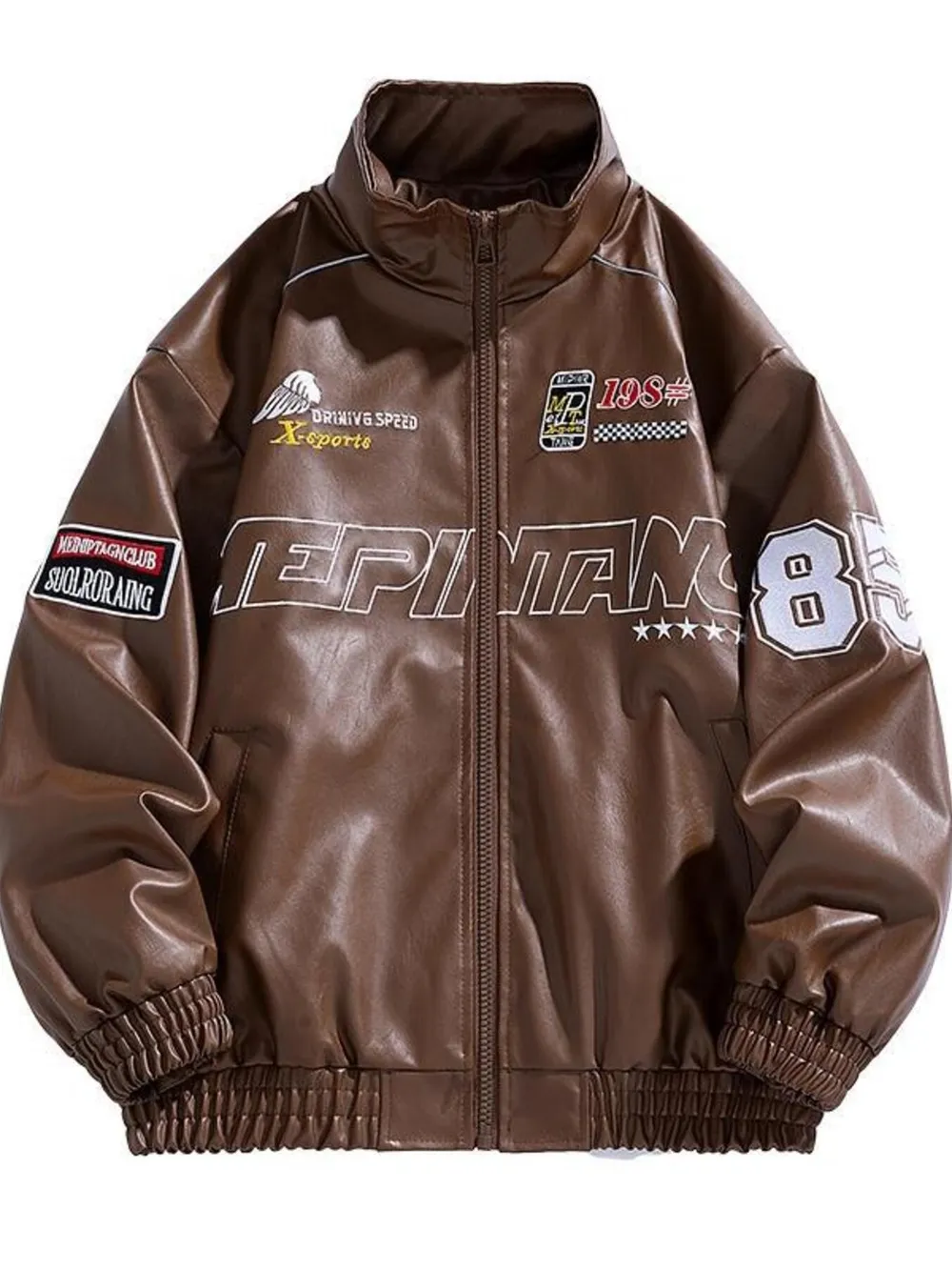 Men's Plus Size Zip Up Long Sleeve Jacket, image 4