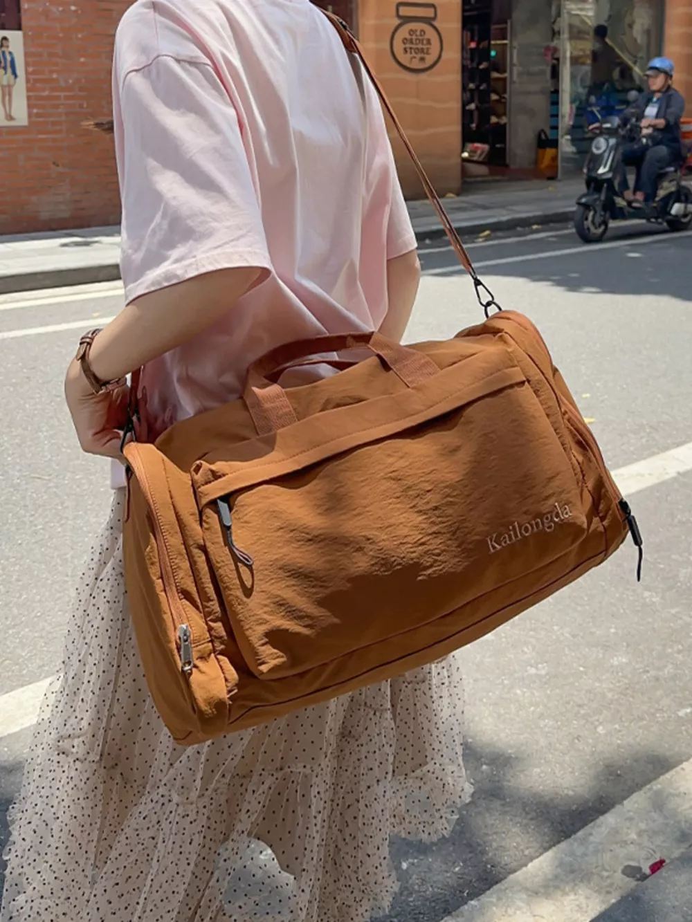 Oxford Cloth Duffel Bag, image 2