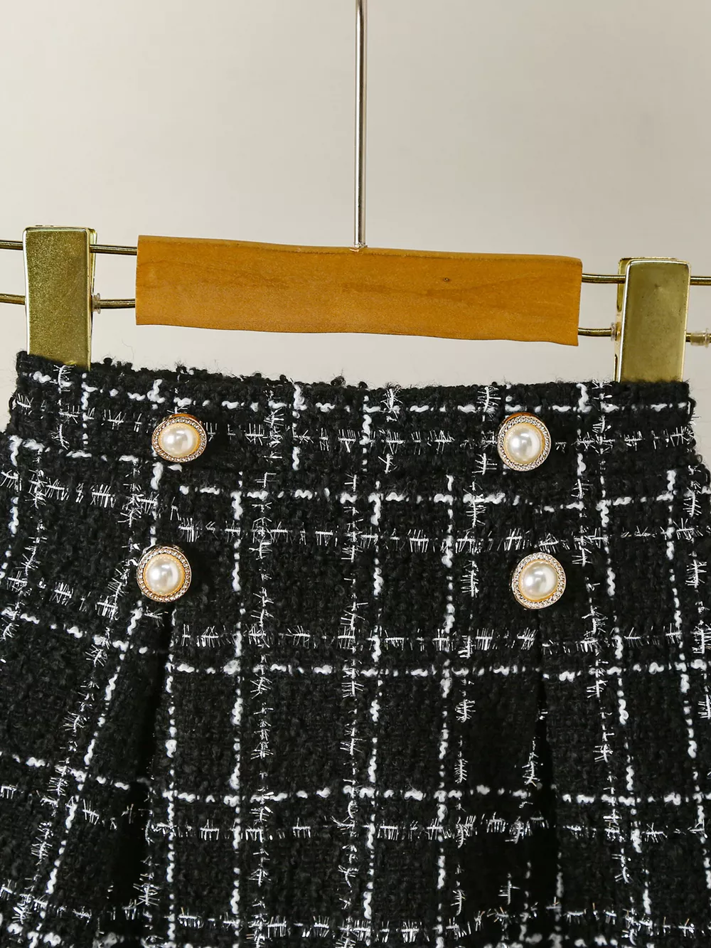 Children's Plaid Heart Top and Skirt Set, image 5