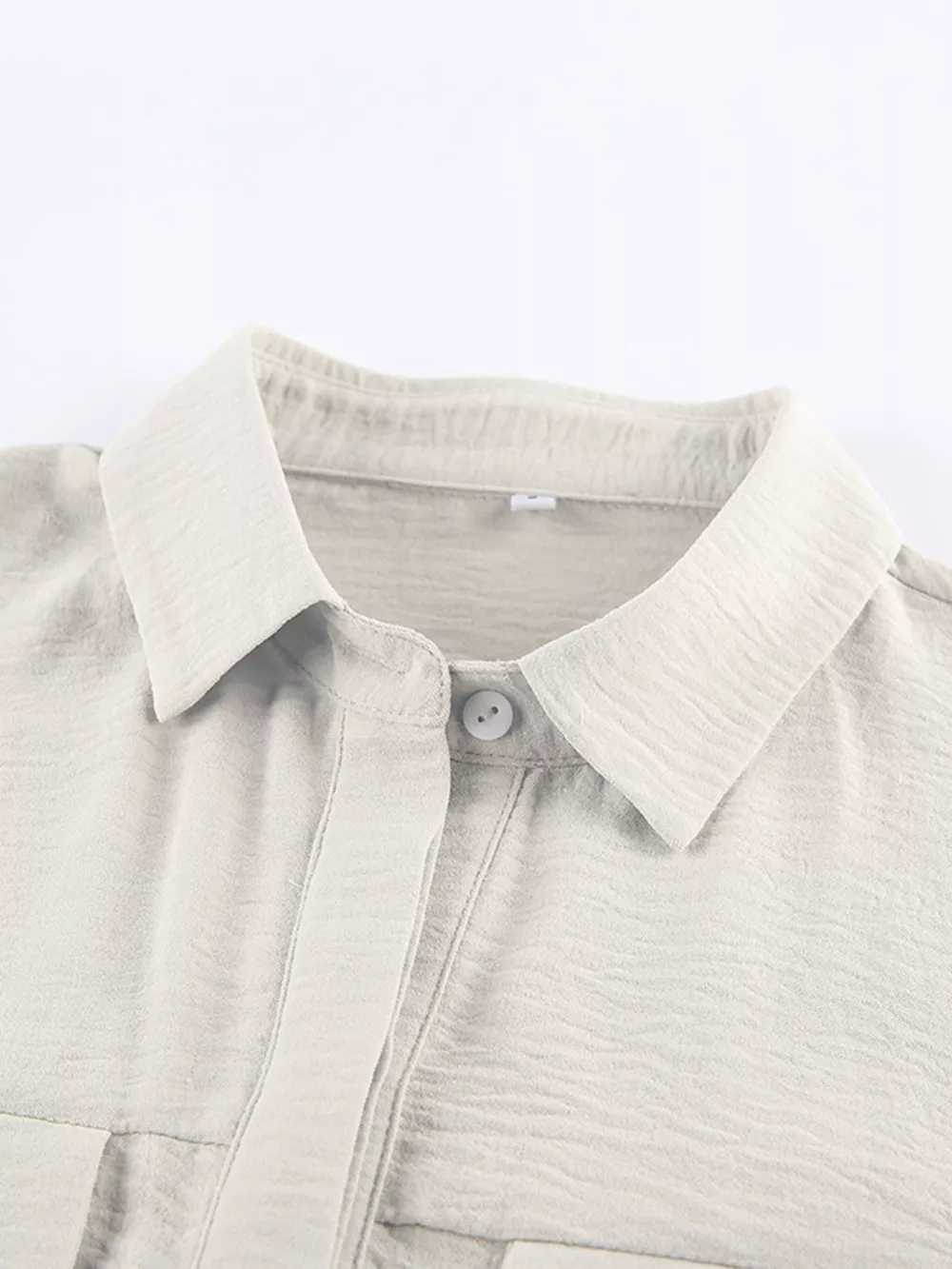 Chest Pocket Short Sleeve Wide Leg Jumpsuit, image 8