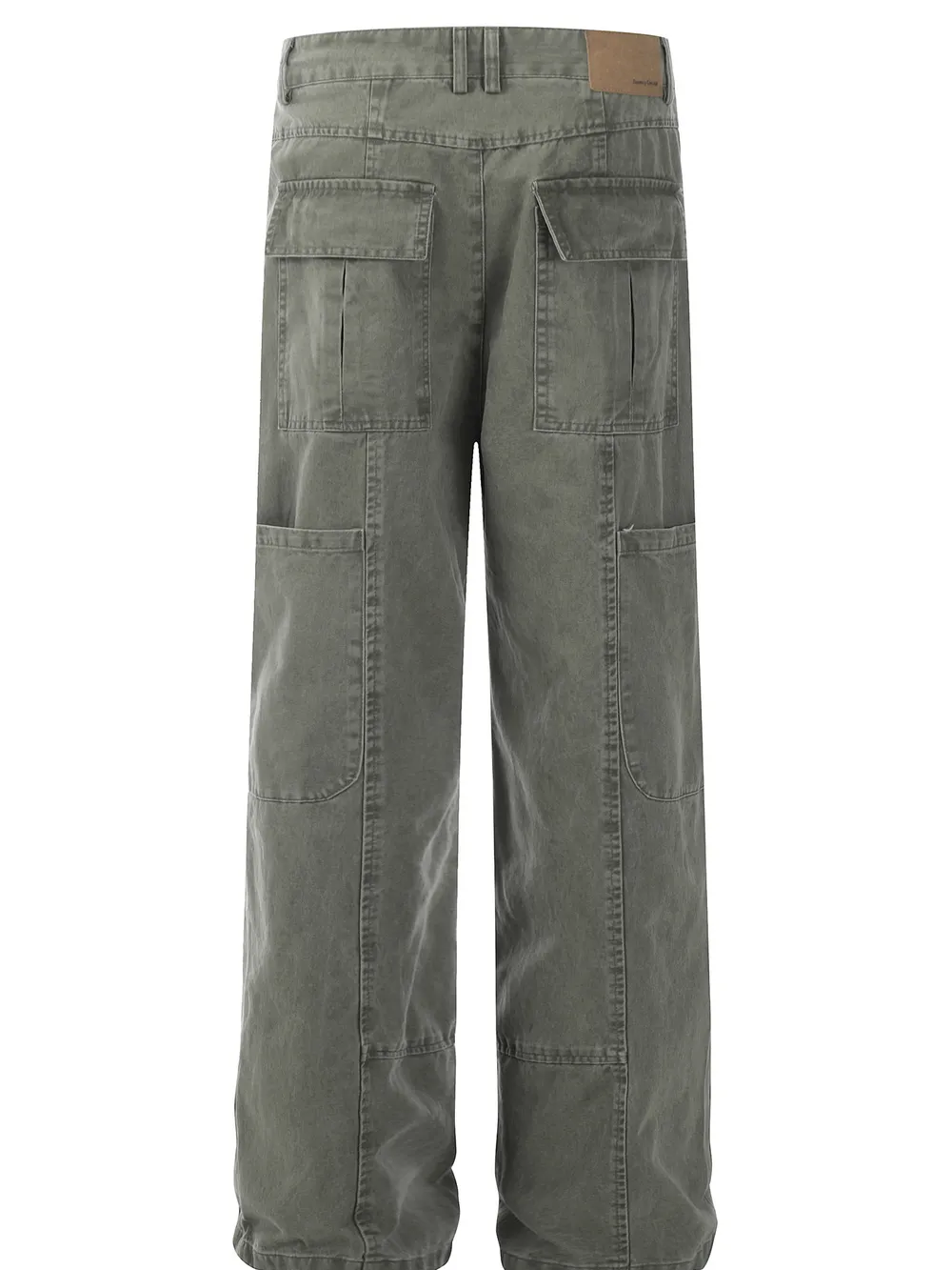 Men's Washed Wide Leg Pants, image 4
