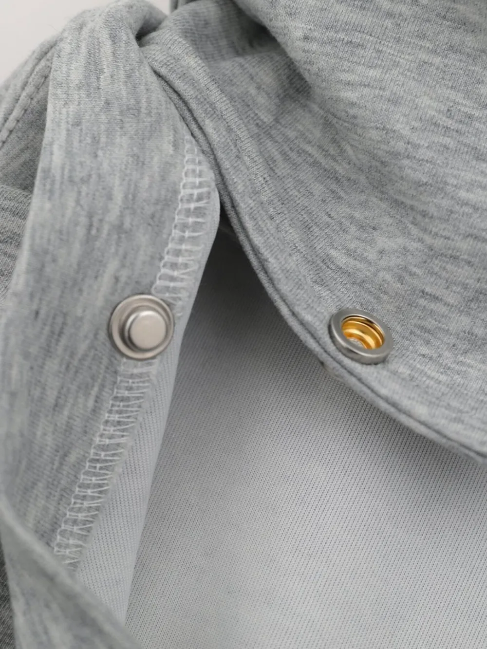 Men's Detachable Collar Short Sleeve Top, image 16