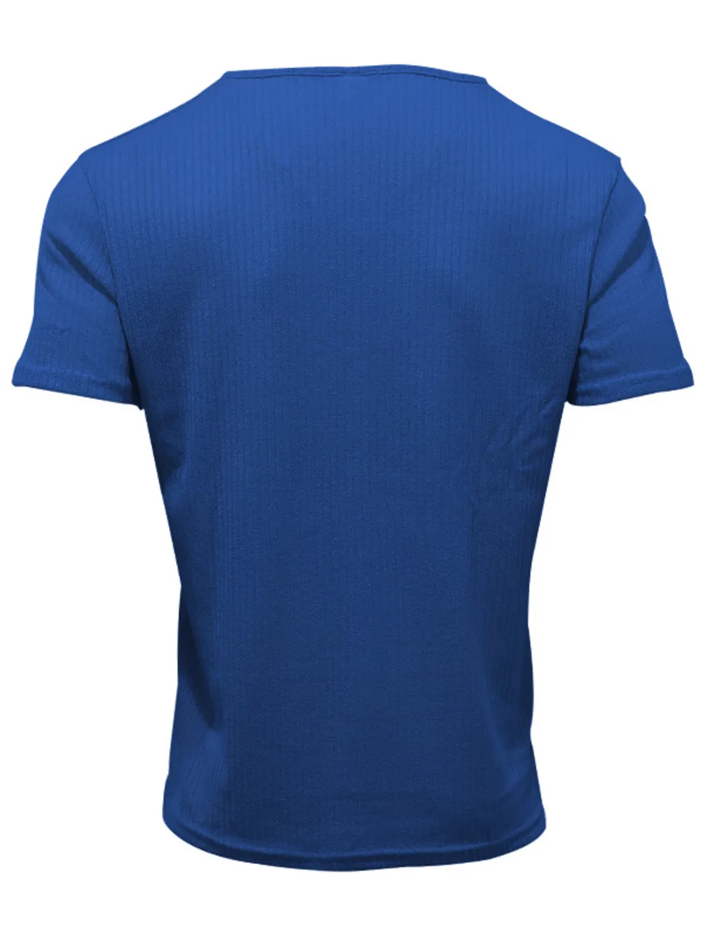 Men's Full Size Ribbed V-Neck T-Shirt Plus Size, image 11