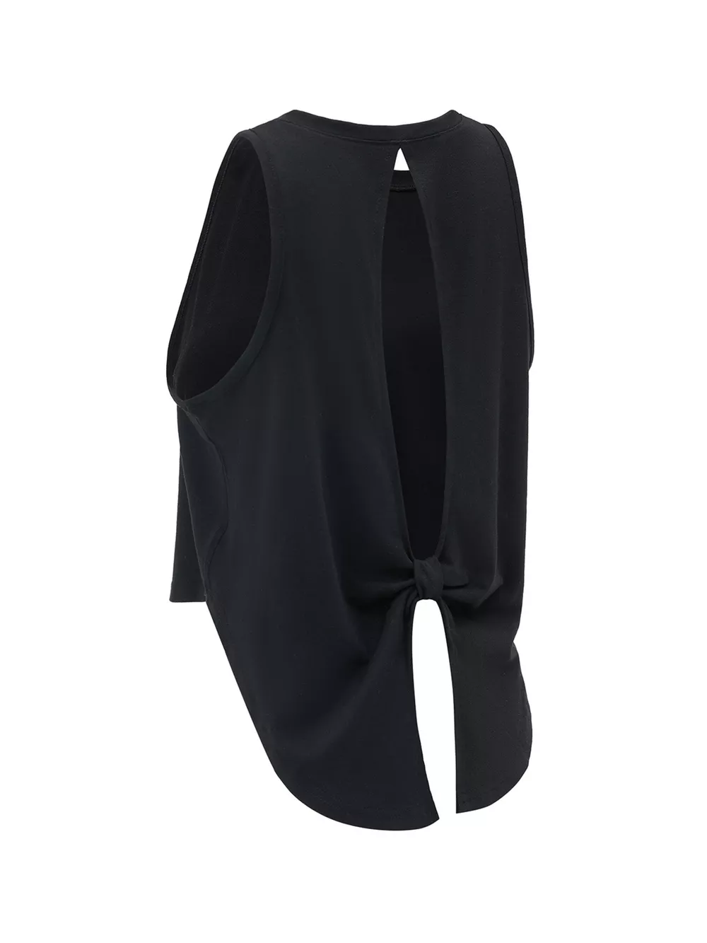 Cutout Back Round Neck Active Tank, image 13