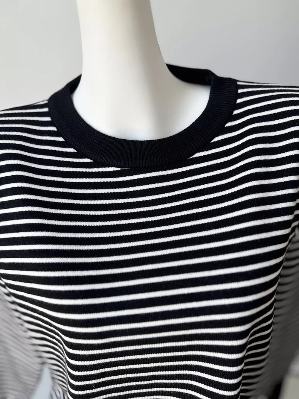 Striped Round Neck Knit Top, image 13