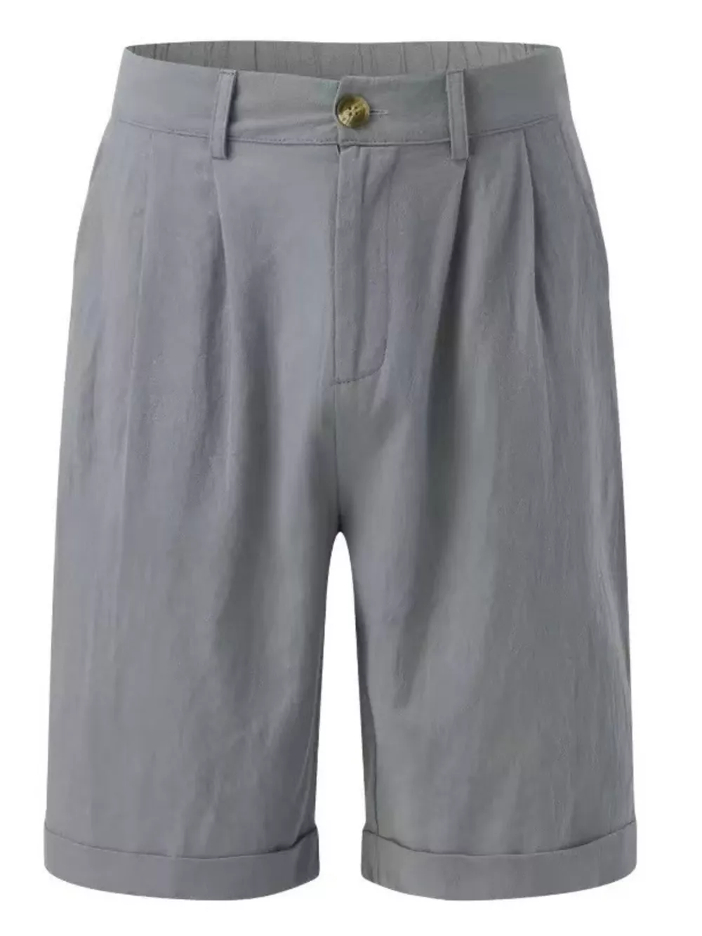 Men's Full Size Classic Pleated Shorts Plus Size, image 6