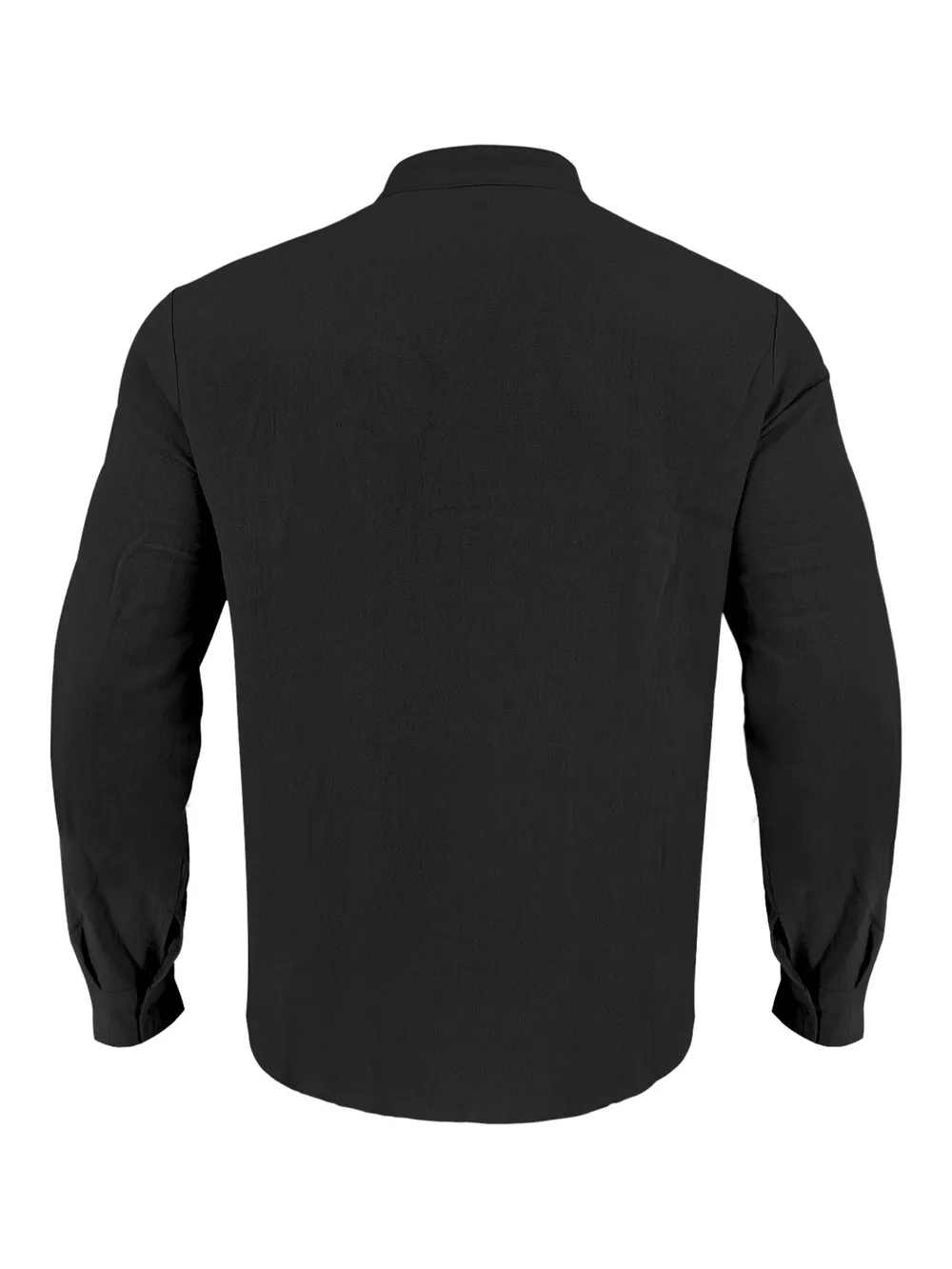 Men's Full Size Button Detail Long Sleeve Shirt Plus Size, image 5