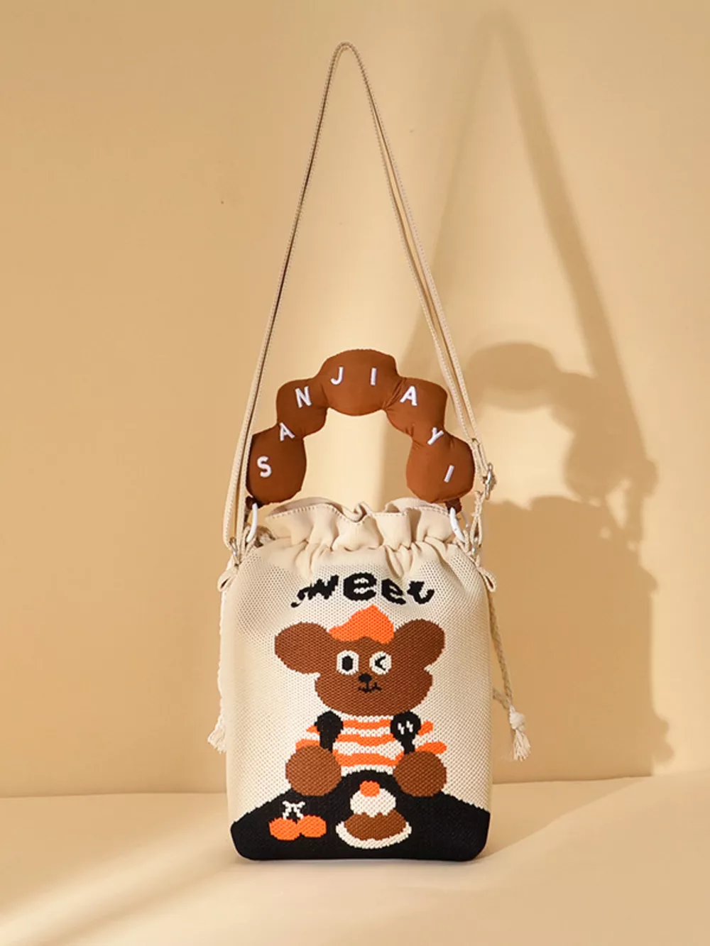 Drawstring Bucket Bag, image 8