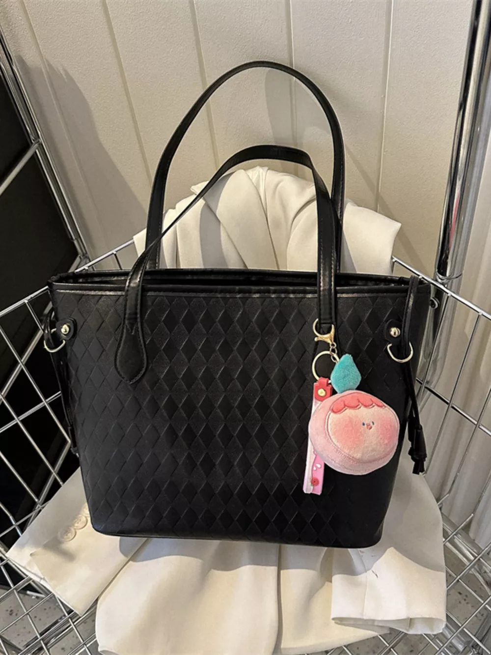 Woven Pattern Tote Bag, image 2