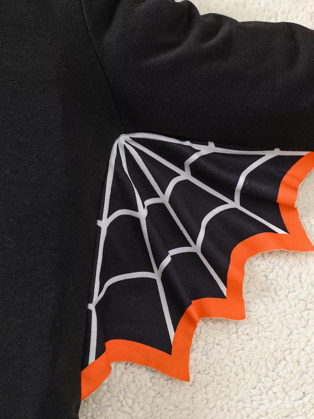 Children's Halloween 'Fab-Boo-Lous' Bat Wing Long Sleeve Top and Tulle Skirt Set, image 5