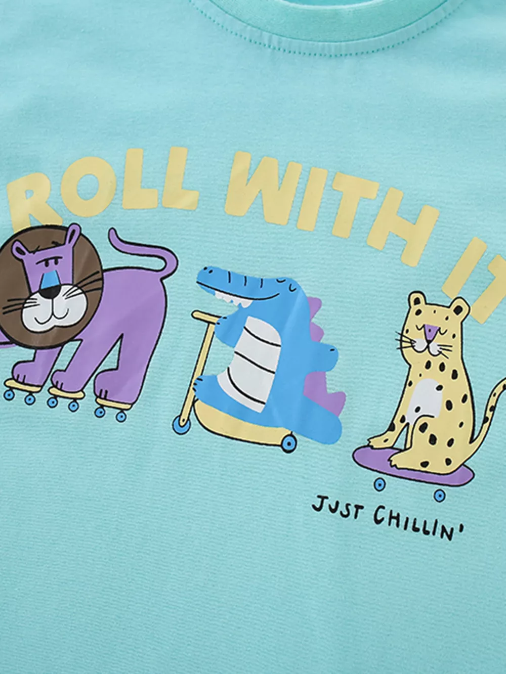 Children's Animal Graphic Tee and Shorts Set, image 4