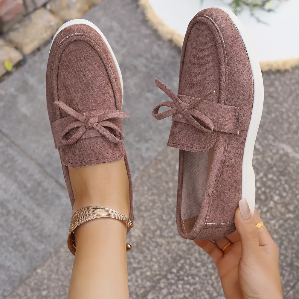 Bow Round Toe Slip-Ons, image 7