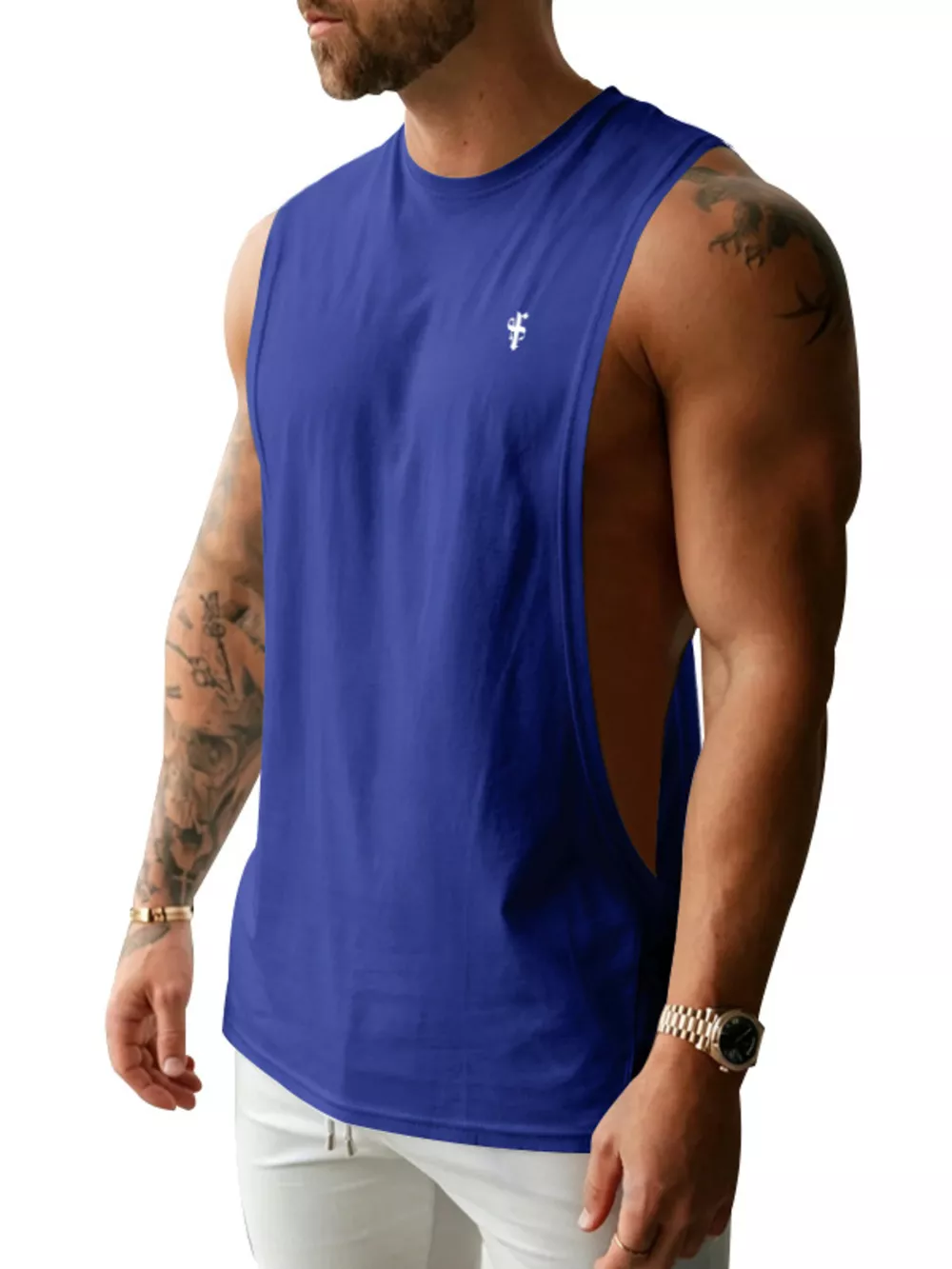 Men's Full Size Round Neck Tank Top Plus Size, image 9
