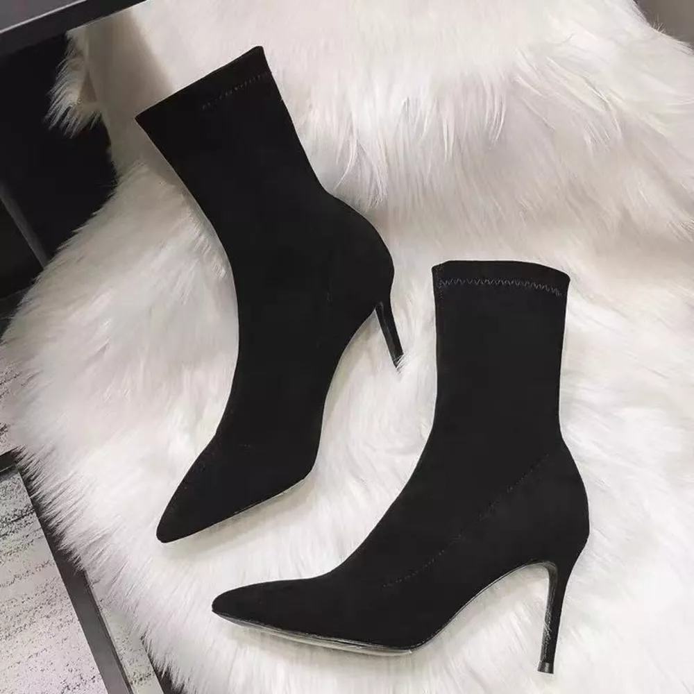 Point Toe Stiletto Boots, image 2