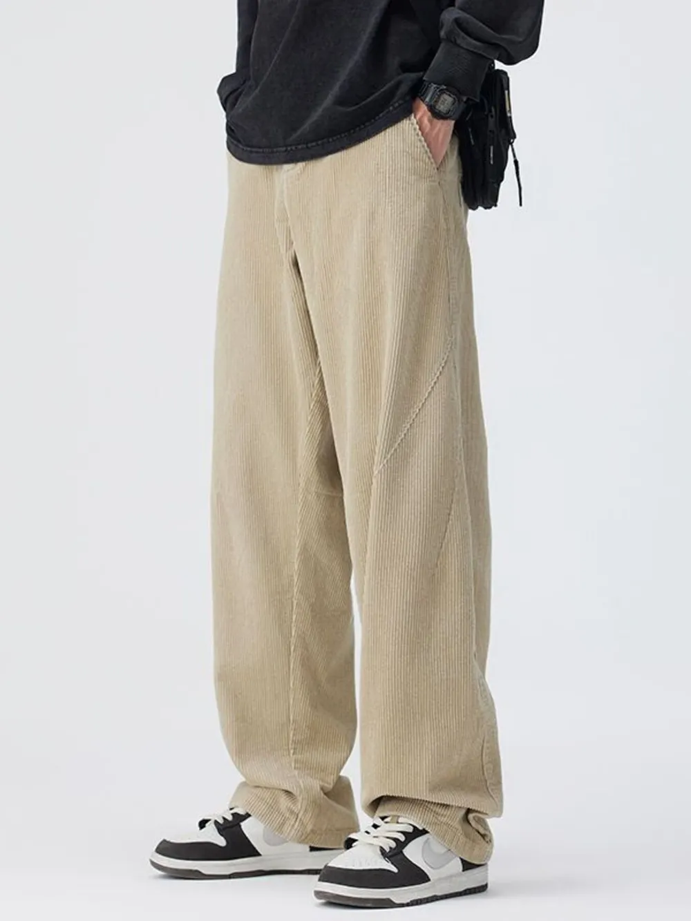 Men's Plus Size Relaxed Fit Corduroy Pants, image 7