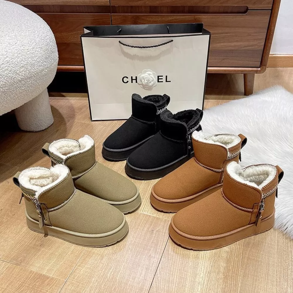 Round Toe Platform Boots, image 2