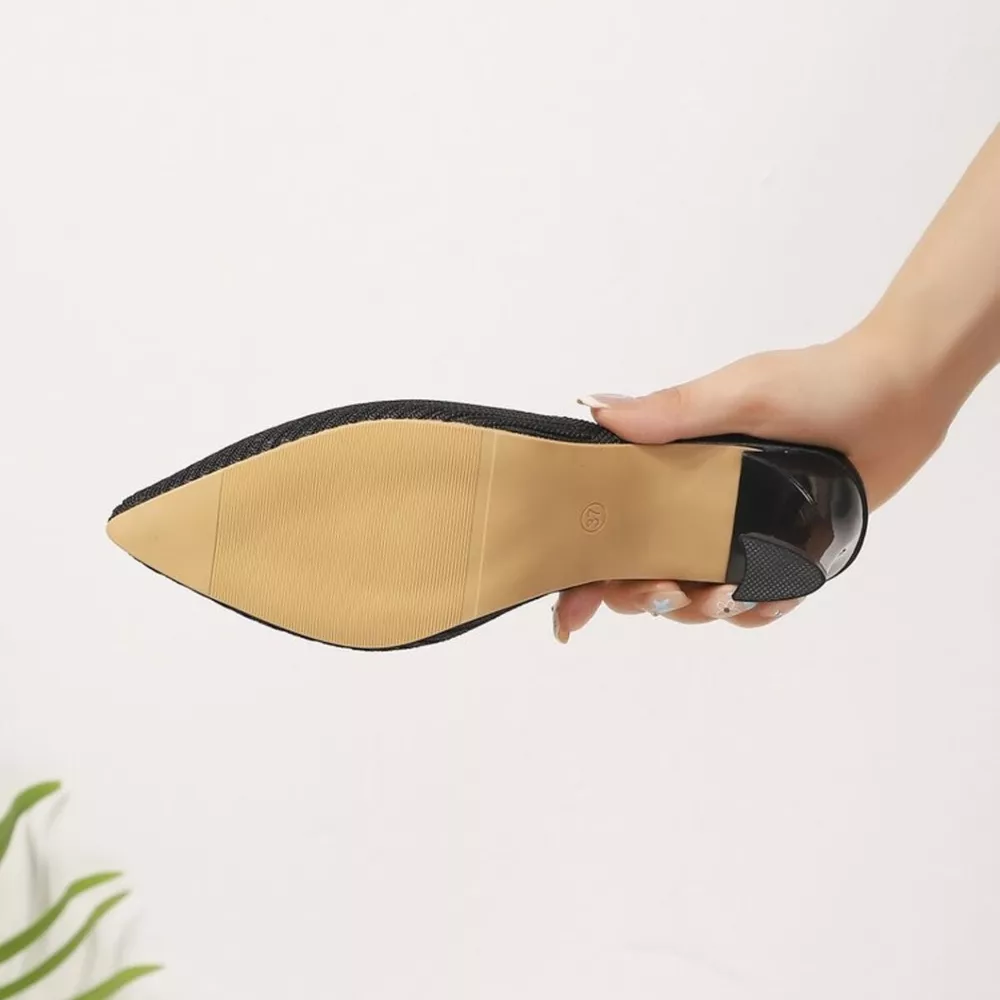 Point Toe Flare Heels Sandals, image 18