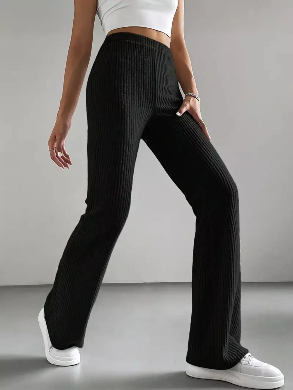 High Waist Flare Pants, image 7