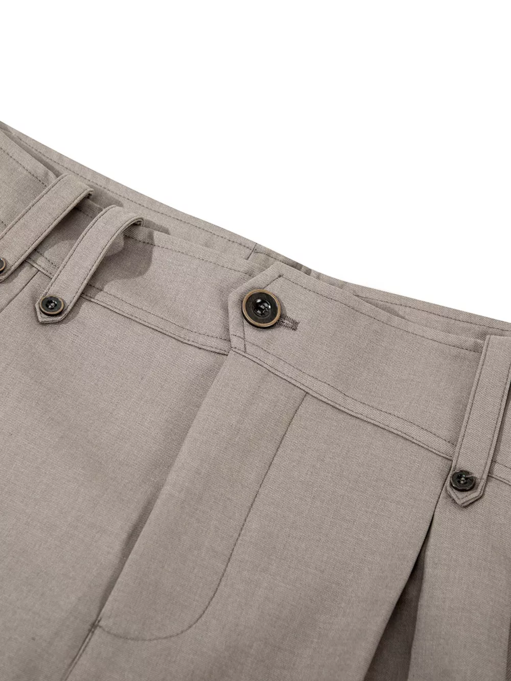 Men's High-Waisted Wide-Leg Pleated Casual Pants, image 11