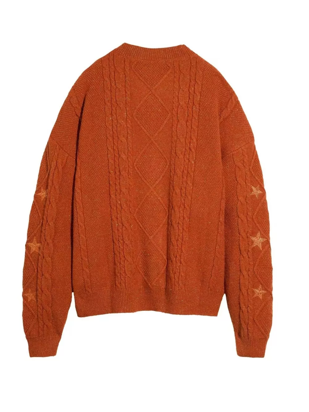 Cable Knit Button Up Cardigan, image 6