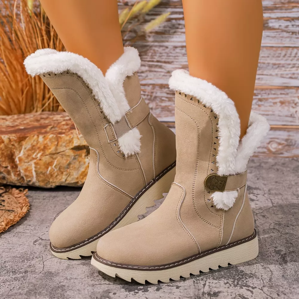 Round Toe Platform Boots, image 8