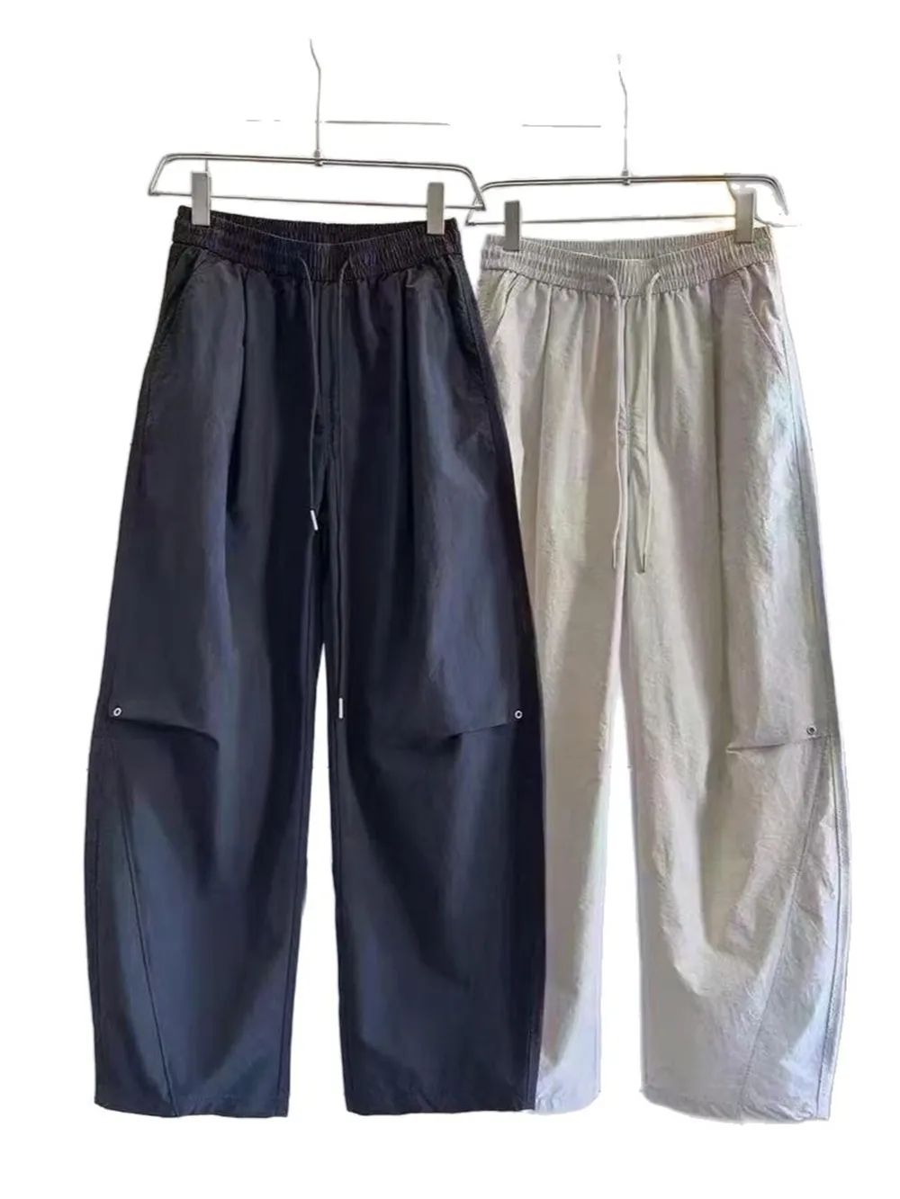 Men's Plus Size Drawstring Wide Leg Pants, image 4